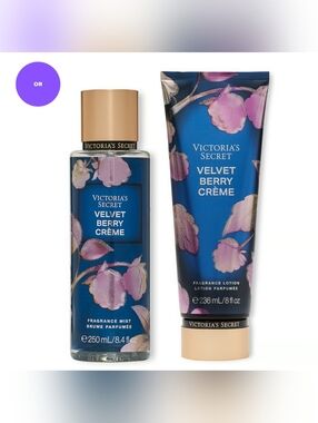 Victoria's Secret Velvet Berry Crème Set.